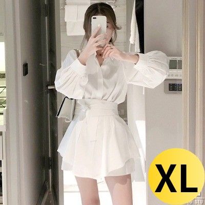 セットアップ ブラウス&パンツ ショートパンツ セットアップ シャツ ショートパンツ ブラウス カットソー