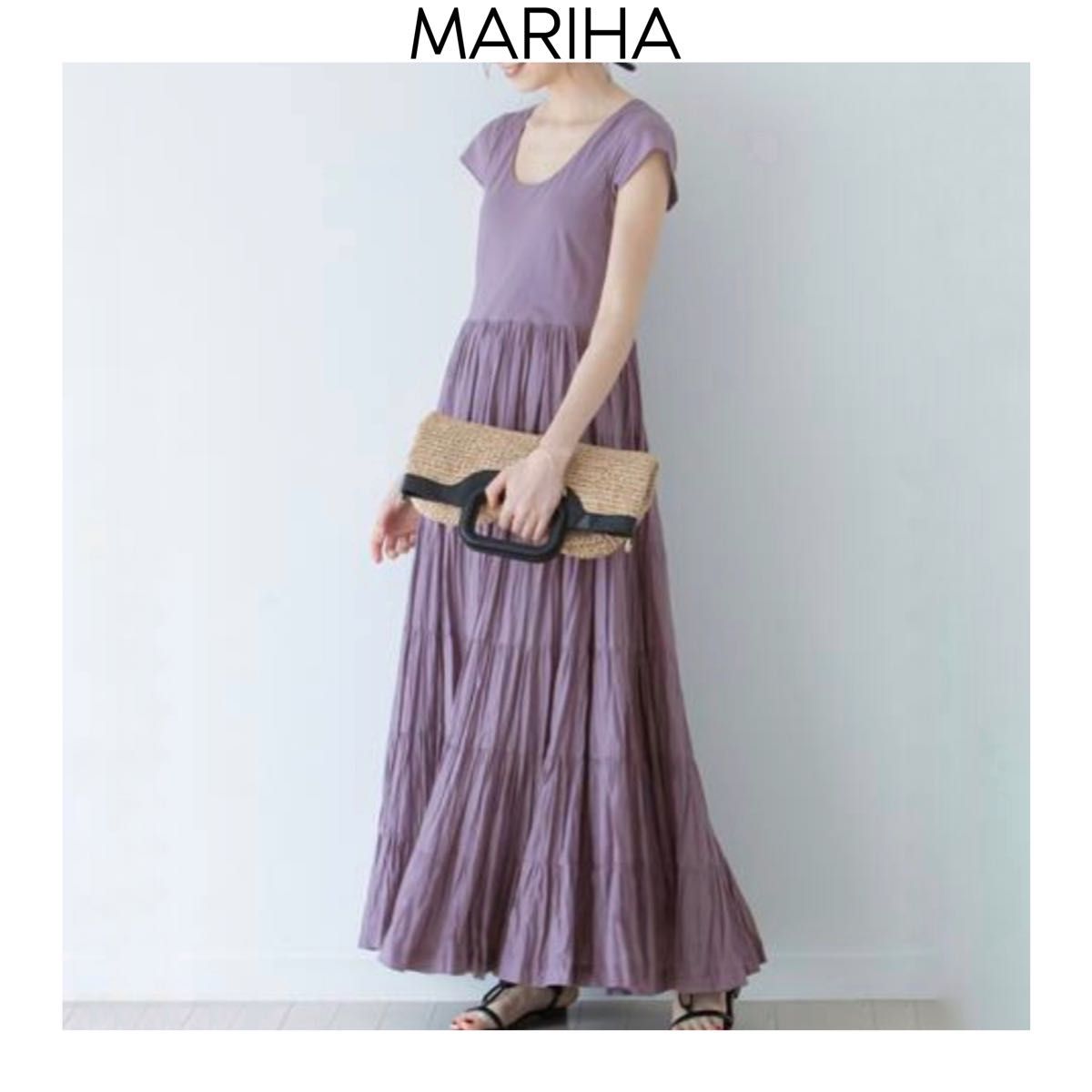 マリハ 草原の虹のドレス パープル MARIHA マリハ 草原の虹のドレス ラベンダー ワンピース