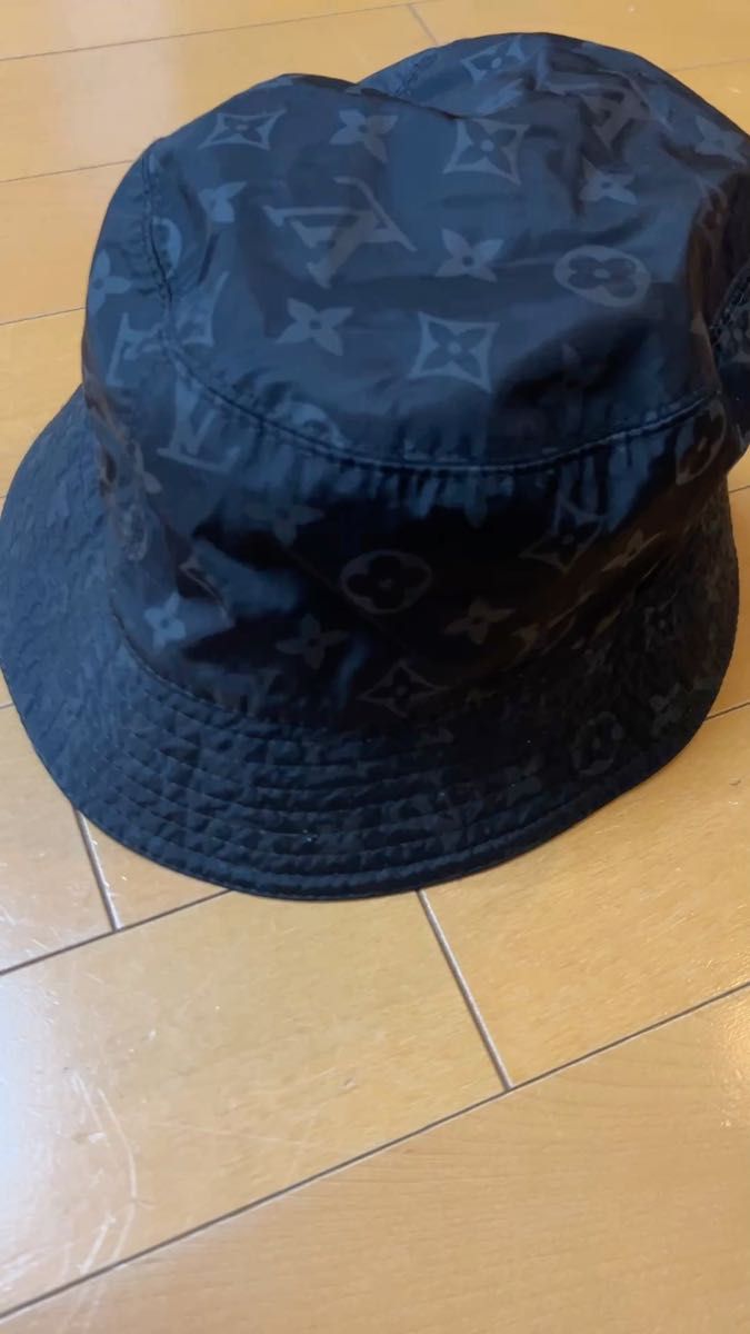 ルイヴィトン louis vuitton リバーシブルバケットハット reversible bucket hat navy