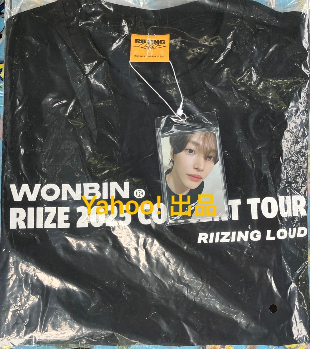 2025 RIIZE CONCERT TOUR Tシャツ ウォンビン トレカ RIIZE CONCERT TOUR RIIZING LOUD SEOUL Tシャツ ブラック