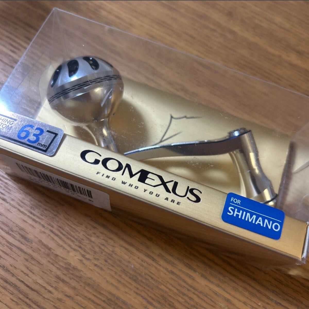 SHIMANO 23ストラディック 3000MHG 未使用 ゴメクサスハンドル ゴメクサス シマノ ジュラルミン ハンドル 63mm 未使用品 23