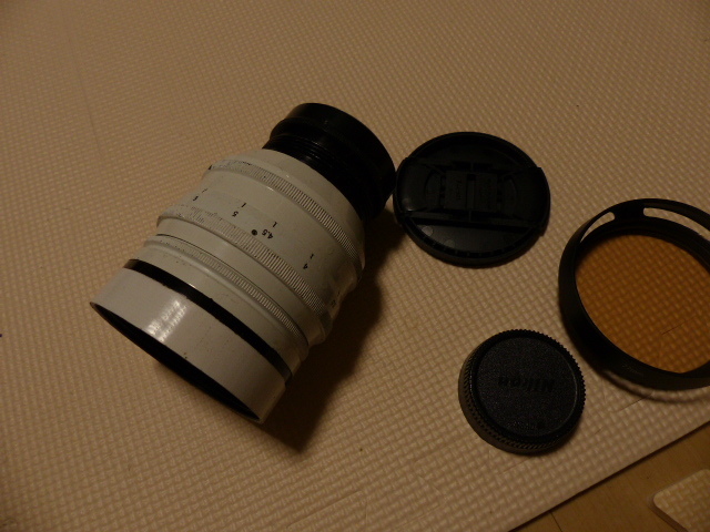  rare large diameter COOKE CINE lens 40.F2 Nikon F mount modified flower type with a hood superior article 