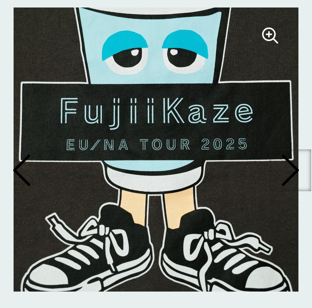 Fujii Kaze ドリンクTシャツ Lチャコール未開封 新品未開封】藤井風 Fujii Kaze ドリンクTシャツ Lチャコール
