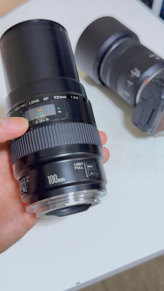 canon EF100MM F2.8 macro USM macro用レンズ 動作確認出来ました AFと MF 大丈夫です