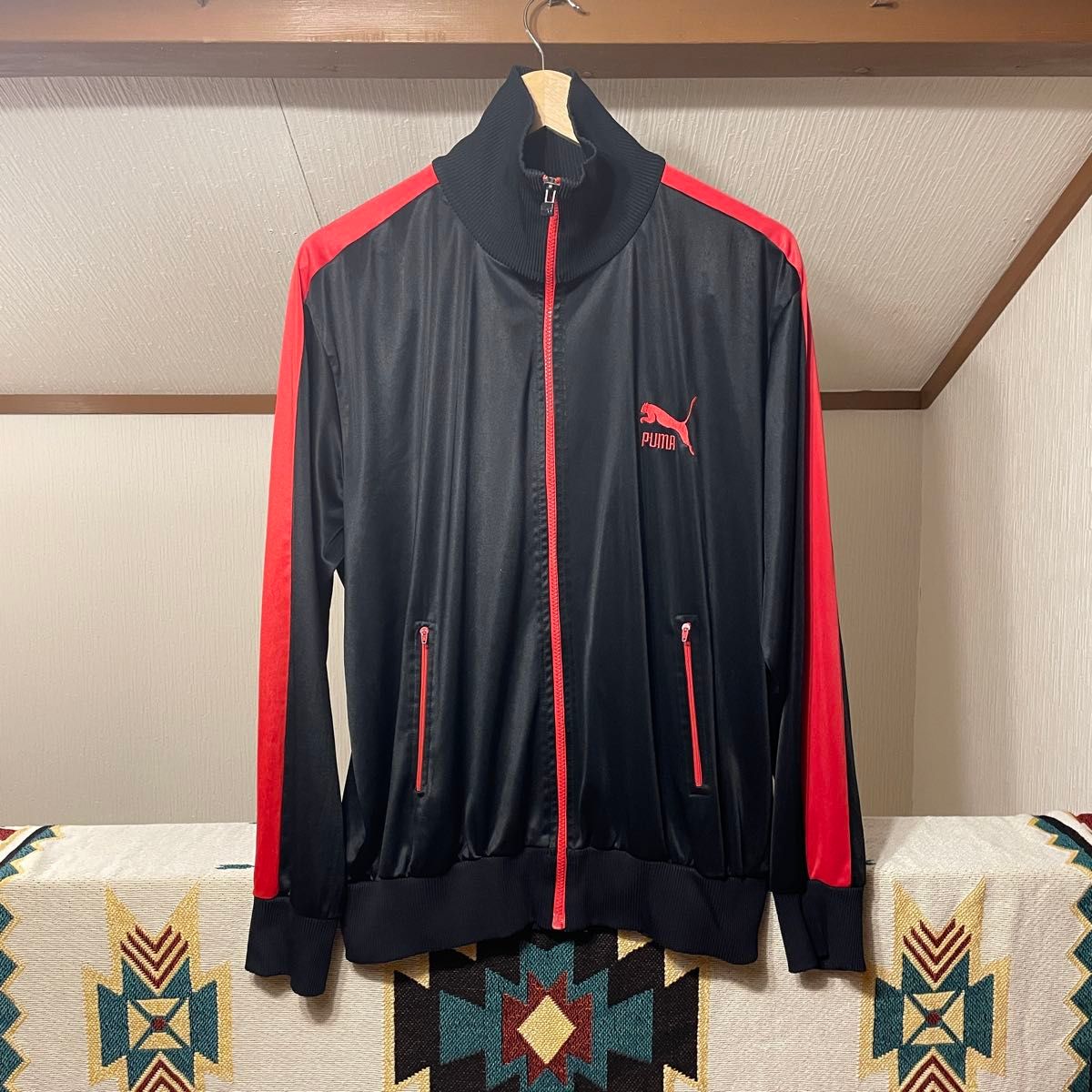 80a OLD PUMA トラックジャケット セットアップ ATP型 刺繍 L PUMA トラックジャケット L XL ジャージ 80s 90s プーマ ATP