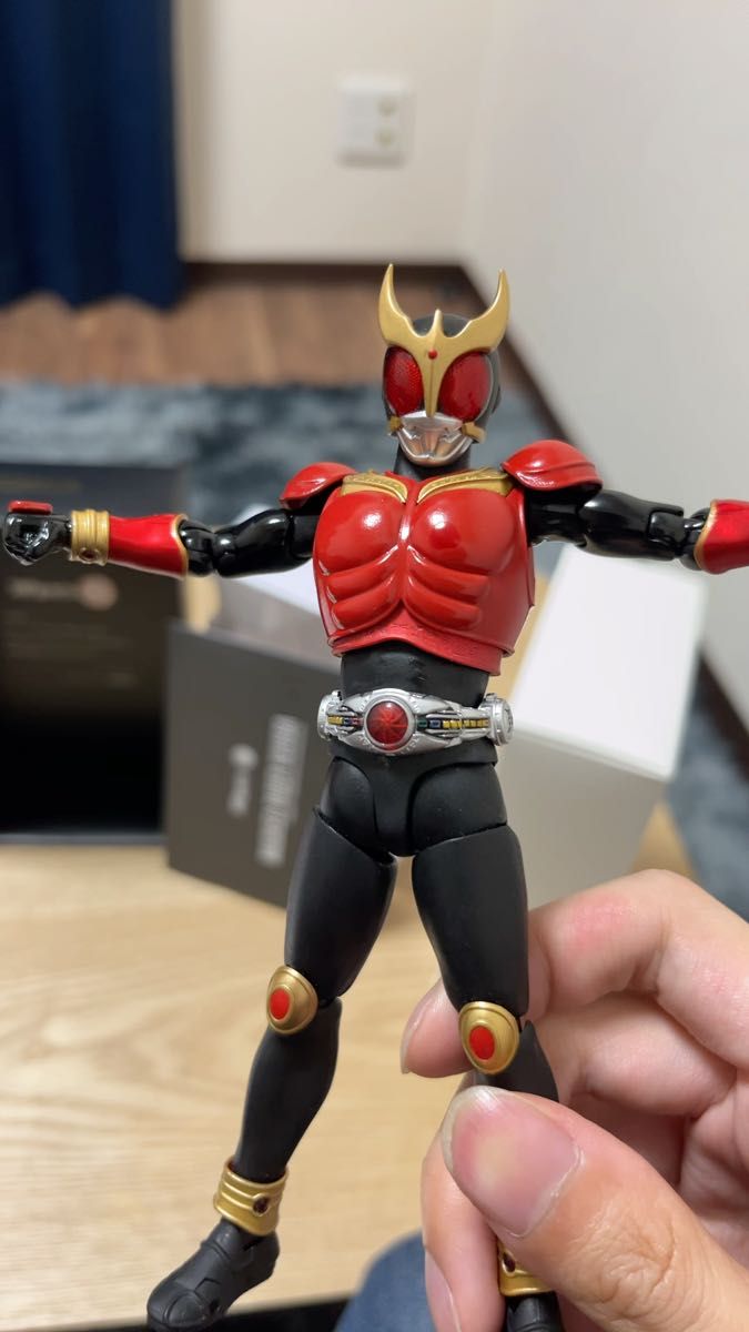プチ改造品 S.H.フィギュアーツ (真骨彫製法) 仮面ライダークウガ マイティフォーム 50th Anniversary Ver