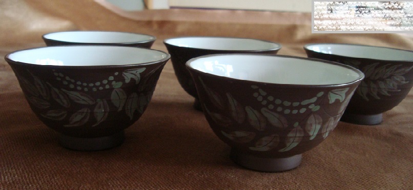 茶器 湯飲み 小さめサイズ 5個 未使用品_画像2