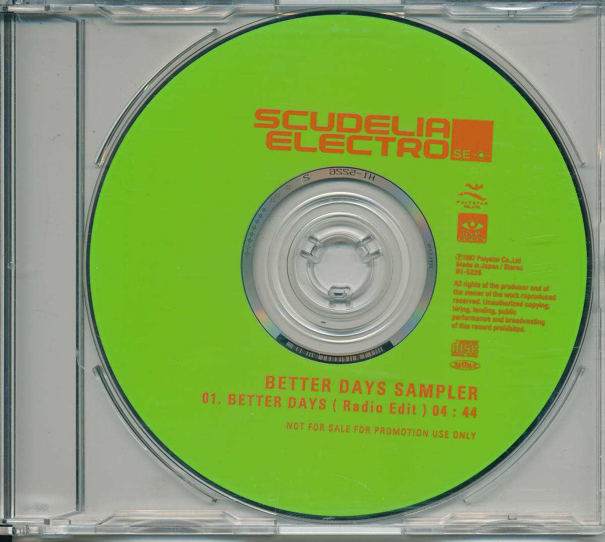 SCUDELIA ELECTRO - BETTER DAYS /中古CD！39588_画像1