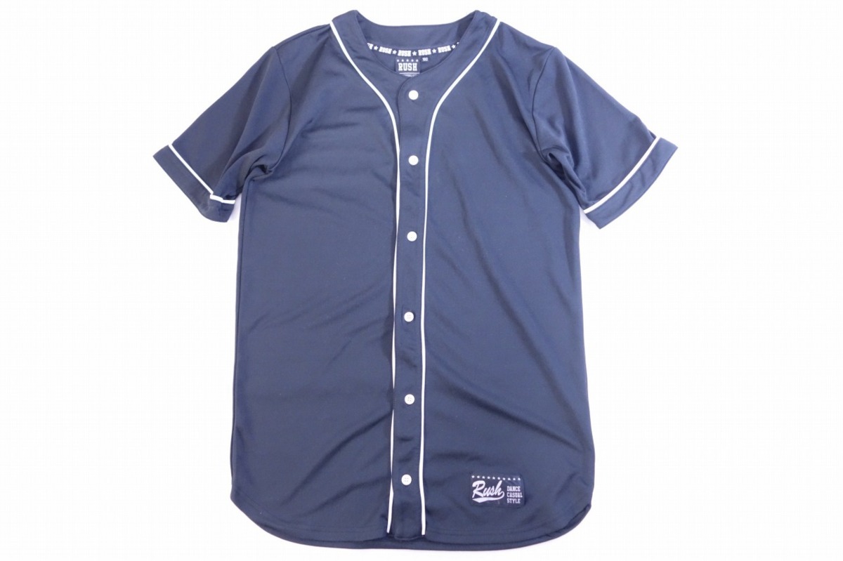 ラッシュ Rush 黒 白の半袖ベースボールシャツ ダンスシャツ 160 クール キッズ 男の子 160 155cm 以上 売買されたオークション情報 Yahooの商品情報をアーカイブ公開 オークファン Aucfan Com