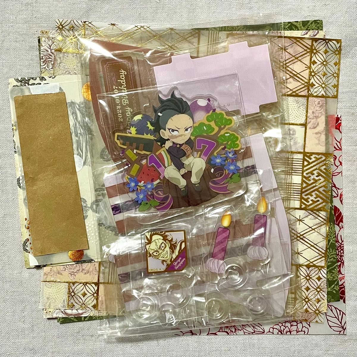 鬼滅の刃 不死川玄弥 誕生祭 2024 アクリルスタンド 鬼滅の刃 誕生祭 2024 ケーキ型 アクリルスタンド 不死川玄弥