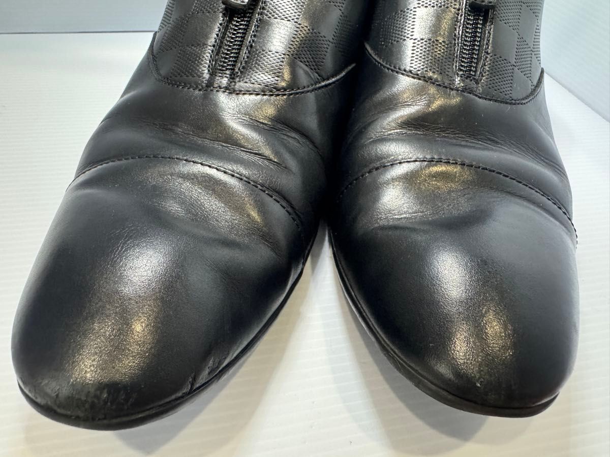 Louis Vuitton ルイヴィトンブラックビジネスシューズ 未使用品 LOUIS VUITTON ルイヴィトン メンズシューズ 革靴 黒|Yahoo
