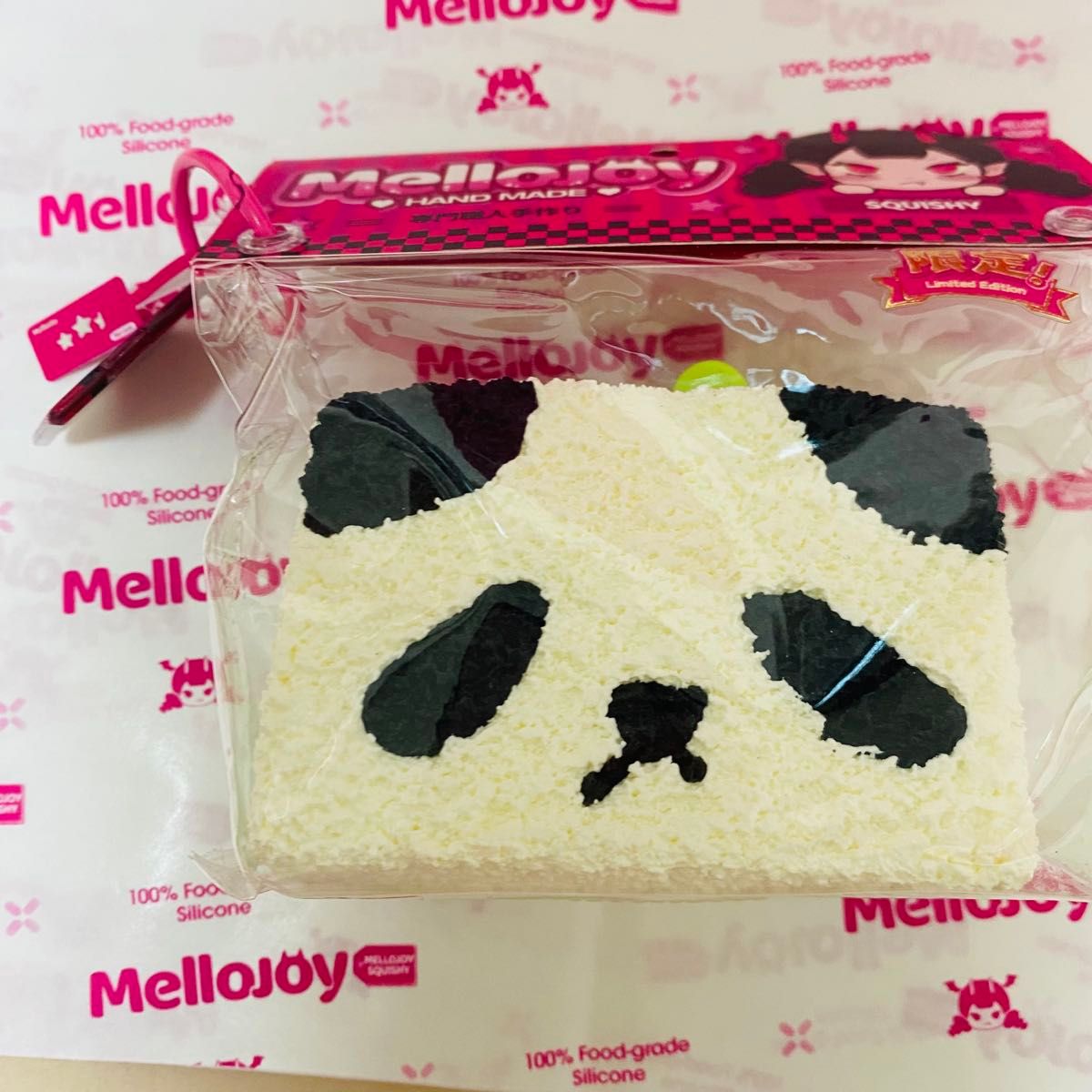 Mellojoyスクイーズ ノントーストトーストシリーズ富士山 2個セット mellojoy スクイーズパンダトースト 新品 ノントースト ランダム