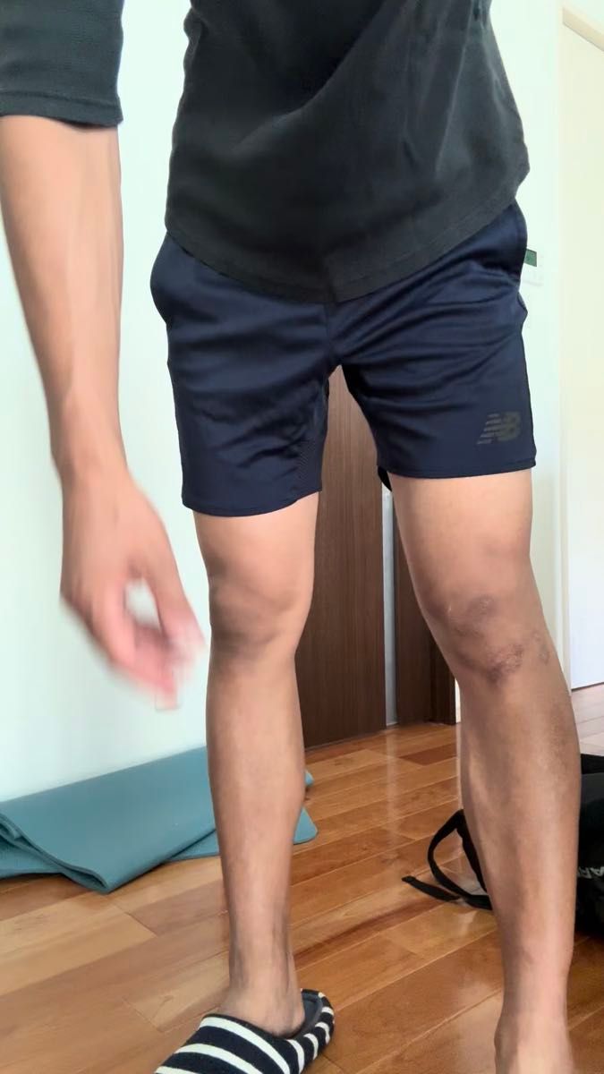 New Balance ネイビー ショートパンツ Mサイズ 美品 ニューバランス ショートパンツ ショーツ ハーフパンツ