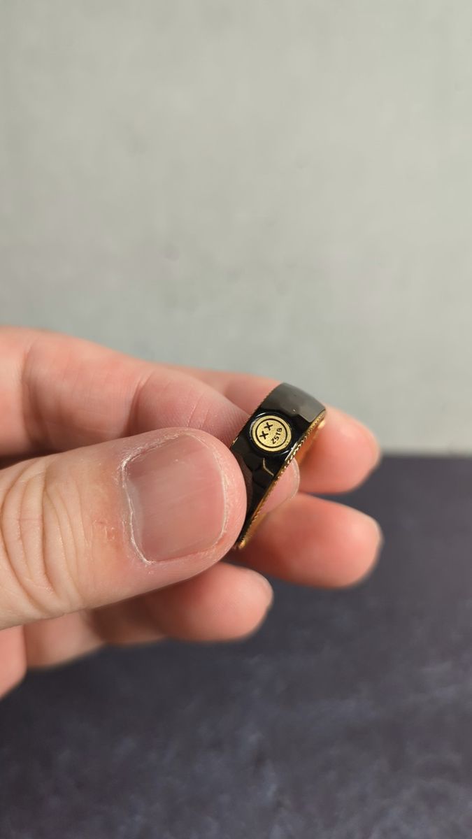 新品 指輪型フィジェットトイ ラチェットリング ブラック
