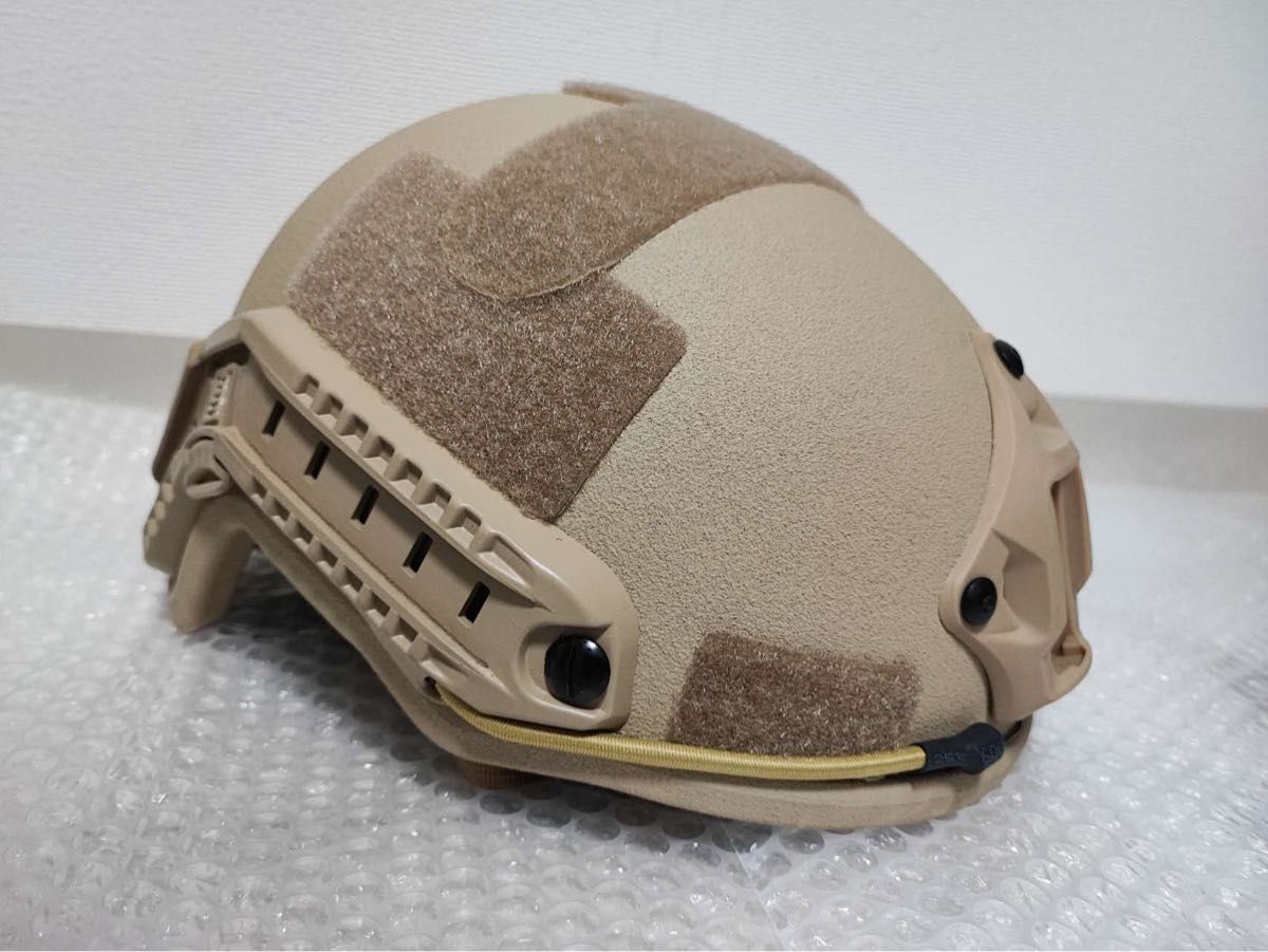JJW製 NIJ レベル3A Fast 防弾ヘルメット TAN 艶有り塗装 NIJ-IIIA レベル3A Ops-Core Fast 防弾ヘルメット CB TAN team