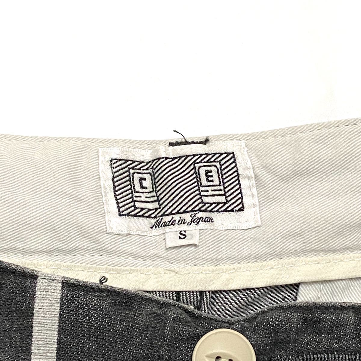 新品】即決☆ C.E cavempt GRID BLACK DENIM ショーツ☆ シーイー (S