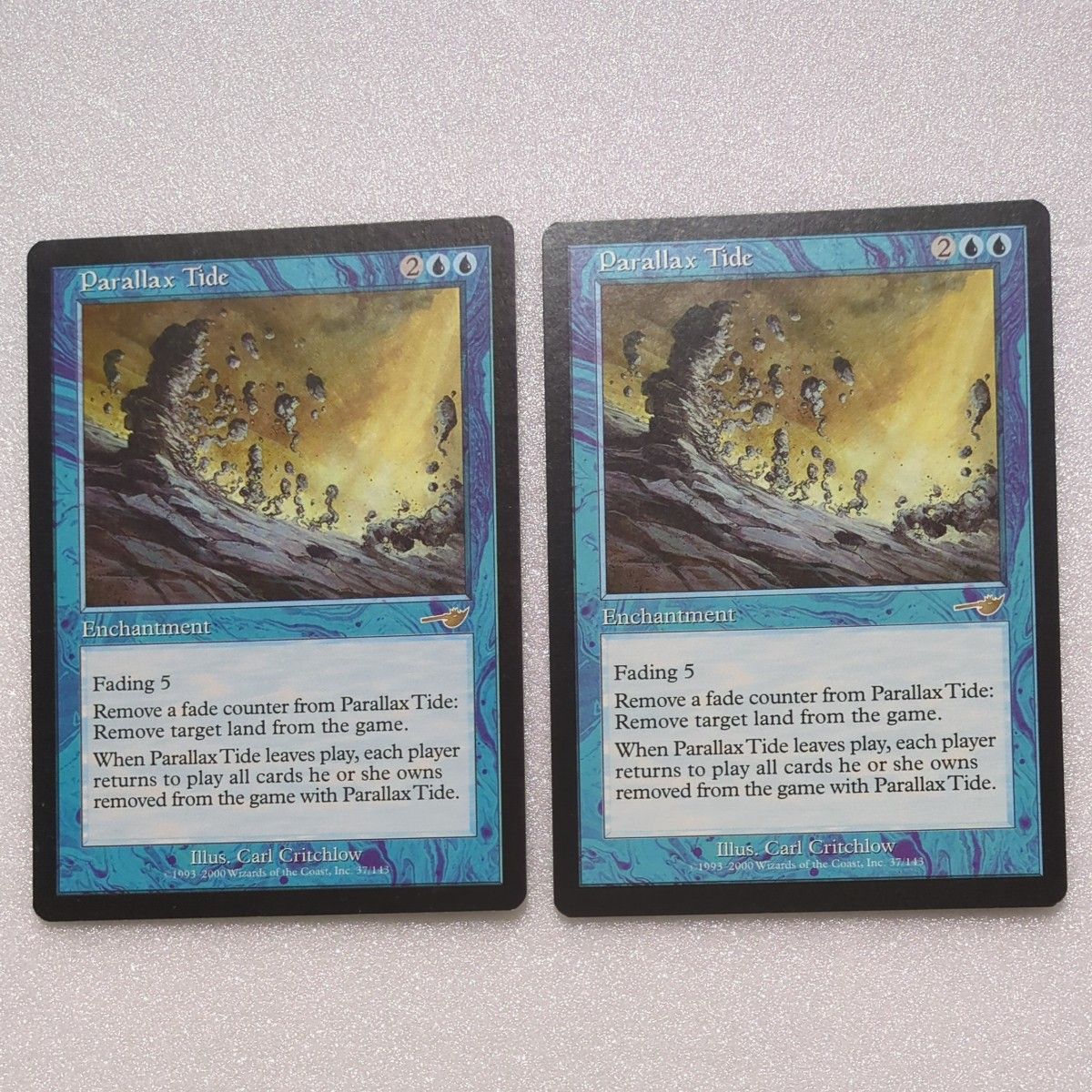 【最終値下げ】パララクスの潮流 日本語 Foil MTG MTG パララクスの潮流 Parallax Tide 2枚|Yahoo!フリマ(旧
