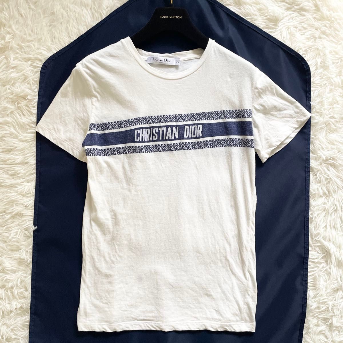 Christian Dior 21SSシグネチャーバンドロゴTシャツ カットソー 美品 Christian Dior クリスチャンディオール Tシャツ