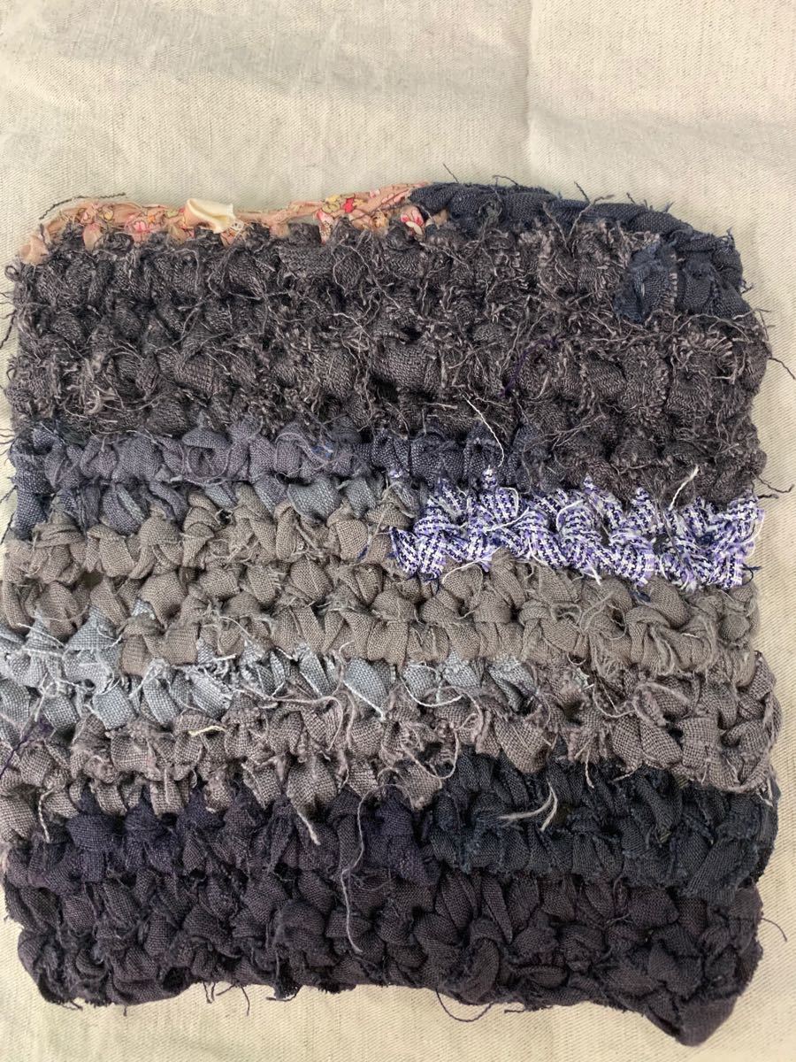 裂き編み マット