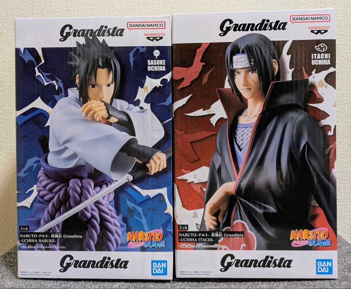 NARUTO ナルト 疾風伝 Grandistaうちはイタチ、サスケ、カカシ ナルト疾風伝 Grandista うちはイタチ うちはサスケ 2種セット