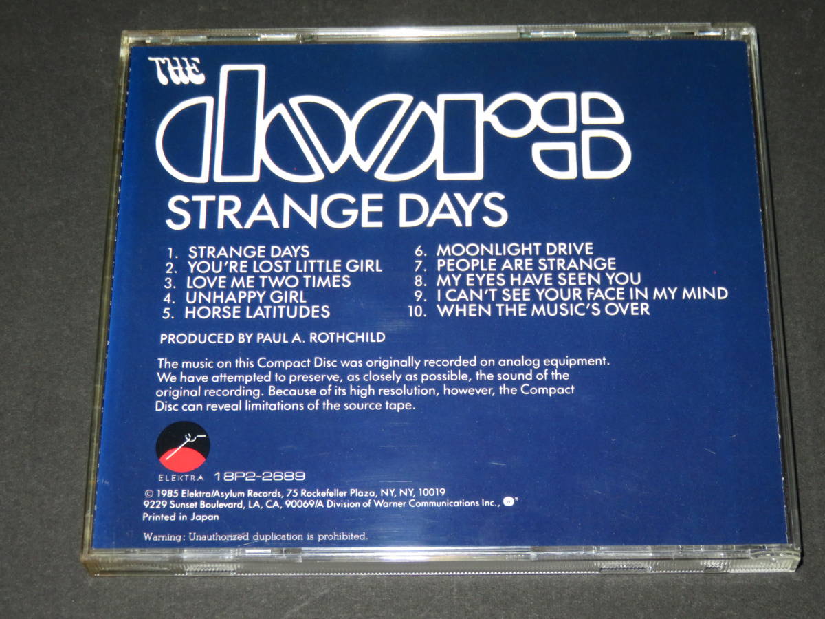 ◆The Doors◆ ドアーズ Strange Days まぼろしの世界 CD 国内盤 帯有り