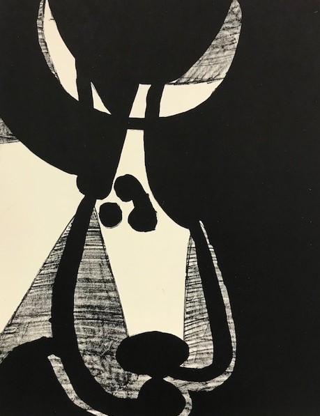 【特価】　≪　　パブロ・ピカソ　　≫　　リトグラフ【石版画】　 1959年　　HEAD OF BULL TURNED 　　 PABLO　PICASSO
