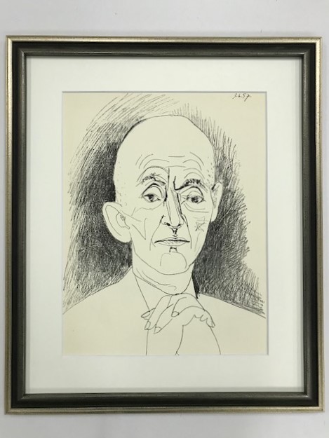 若きパルク」(1921年) ○ポール・ヴァレリー 著○パブロ・ピカソのリトグラフによる著者の肖像画1点○エディション番号付き525部の限定本 