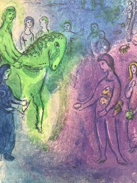 【特価】　≪　　マルク・シャガール　　≫　　DAPHNIS AND CHLOE　　Ⅹ　　1977年　　MARC　CHAGALL