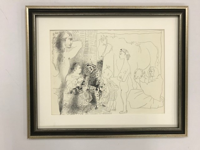 国際ブランド】 【特価】 ≪ パブロ・ピカソ ≫ リトグラフ【石版画 高級ブランド ピカソ版画14/50 版画