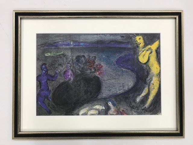 【特価】　≪　　マルク・シャガール　　≫　　ダフニス＆クロエ　　　ⅩⅩⅠ　　　1977年　　　MARC　CHAGALL