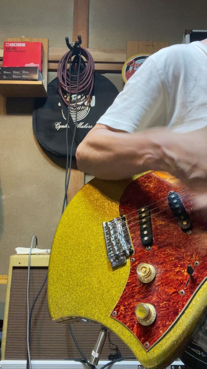 Italia Guitars Monza ビザール風 イタリアギターズ モンザ GOTOHペグ ハードケース付属