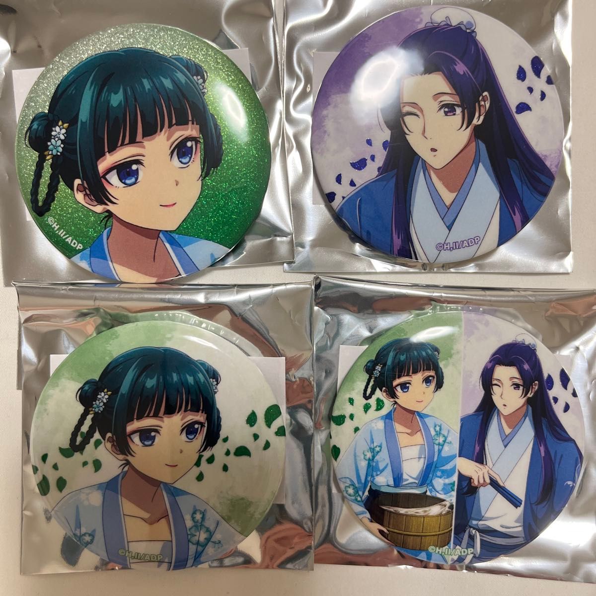 薬屋のひとりごと 神戸マルイ 描き下ろし トレーディンググリッター缶バッジBOX 薬屋のひとりごと 神戸マルイ 描き下ろし トレーディング