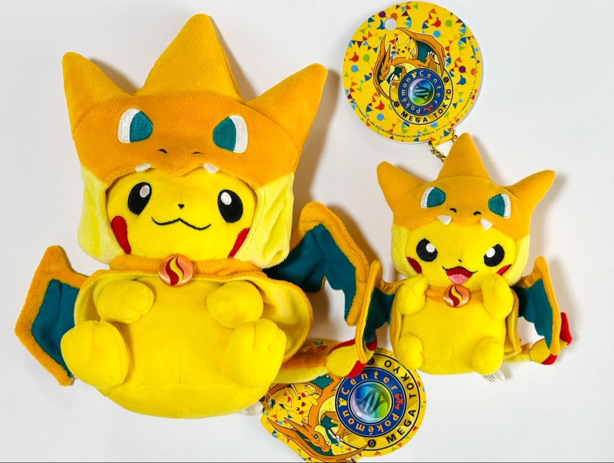 ぬいぐるみ メガトウキョーのピカチュウ(2体セット) ポケモンセンターメガトウキョーのぬいぐるみ ピカチュウ