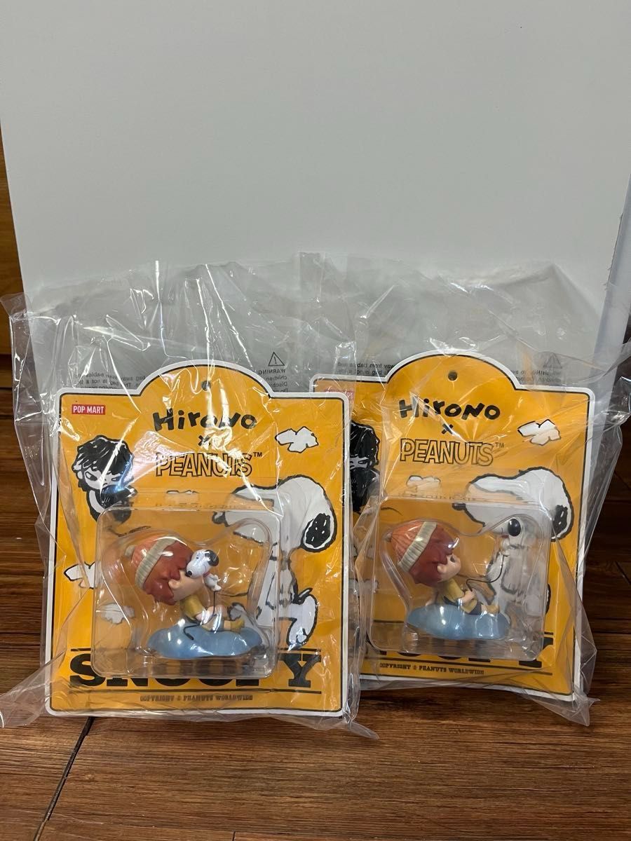 Popmart Hirono x Peanuts フィギュア2個セット Popmart Hirono x Peanuts フィギュアの2個セット|Yahoo!フリマ