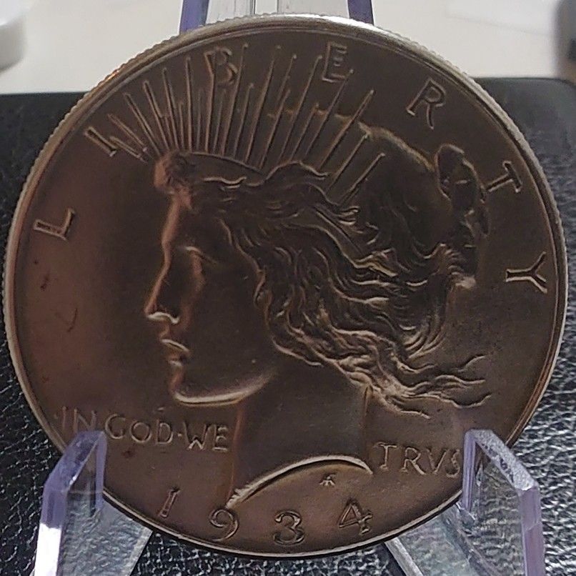 1934年 アメリカ銀貨 ピースダラー 1ドル銀貨 SV900フランクリンミント 1934年 アメリカ銀貨 ピースダラー 1ドル銀貨 SV900