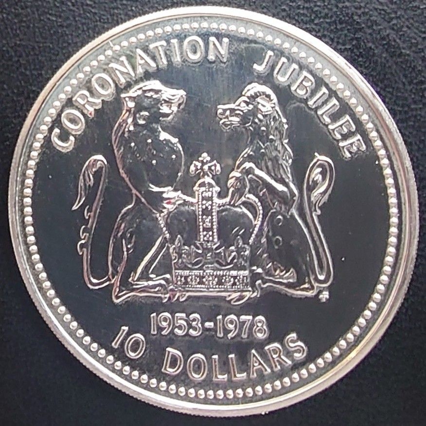 1978 エリザベス女王 戴冠25周年記念 25ドルプルーフ銀貨① 1978年 クック諸島銀貨 10ドル エリザベス女王戴冠式25周年銀貨