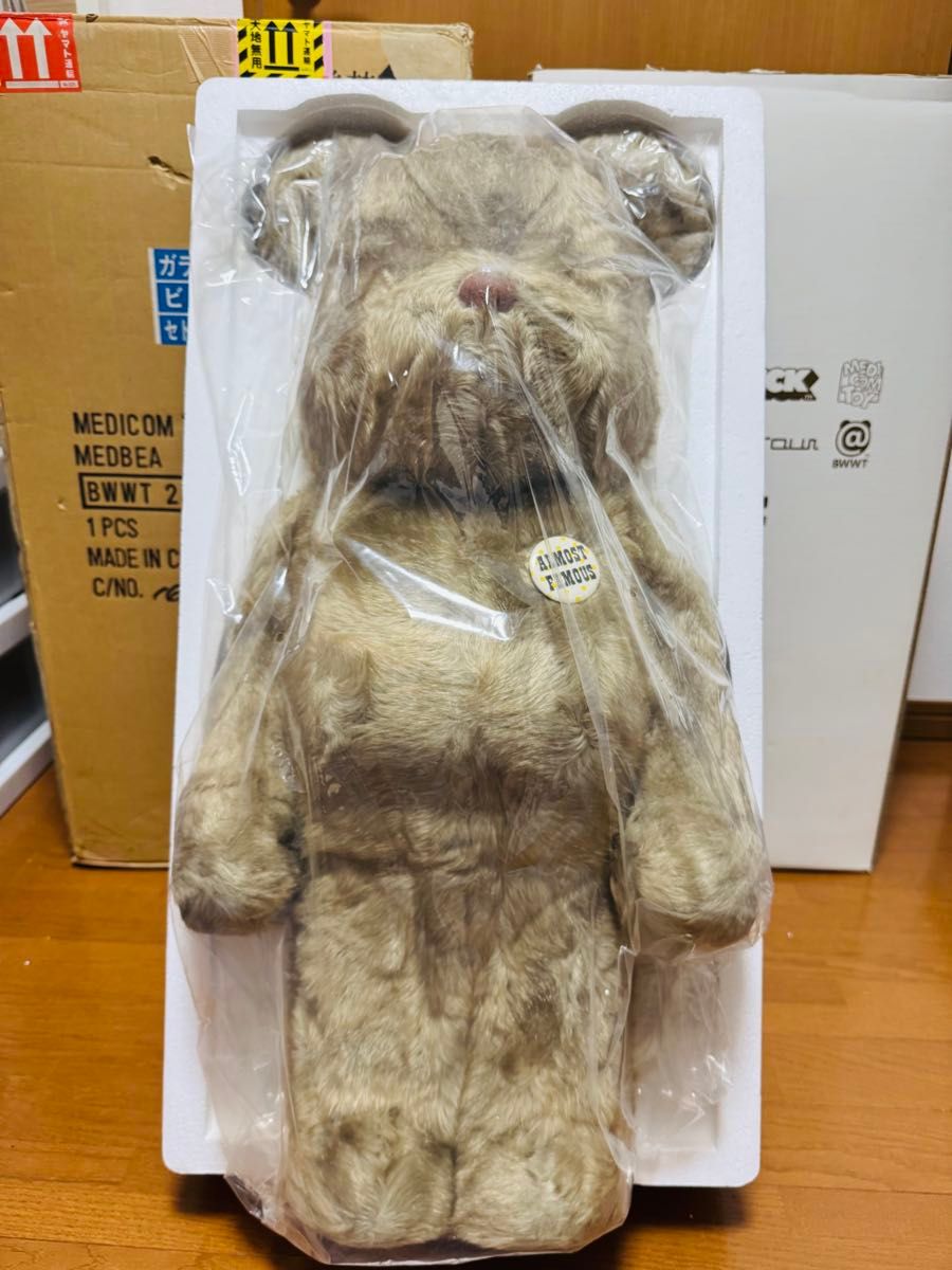 ベアブリック1000% hf藤原ヒロシ BE@RBRICK 1000% ベアブリック HF 藤原ヒロシ KAWS テディベア