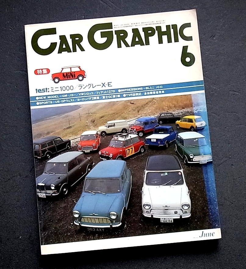 カーグラフィック CG 1980年代 特集ＭＩＮＩ 日産ラングレー ＶＷシロッコ の画像1