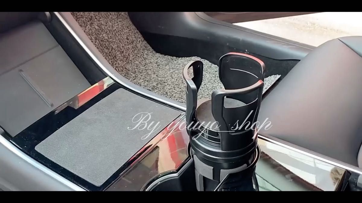 車 ドリンクホルダー ダブル マルチホルダー 2in1 カップホルダー 車内用品