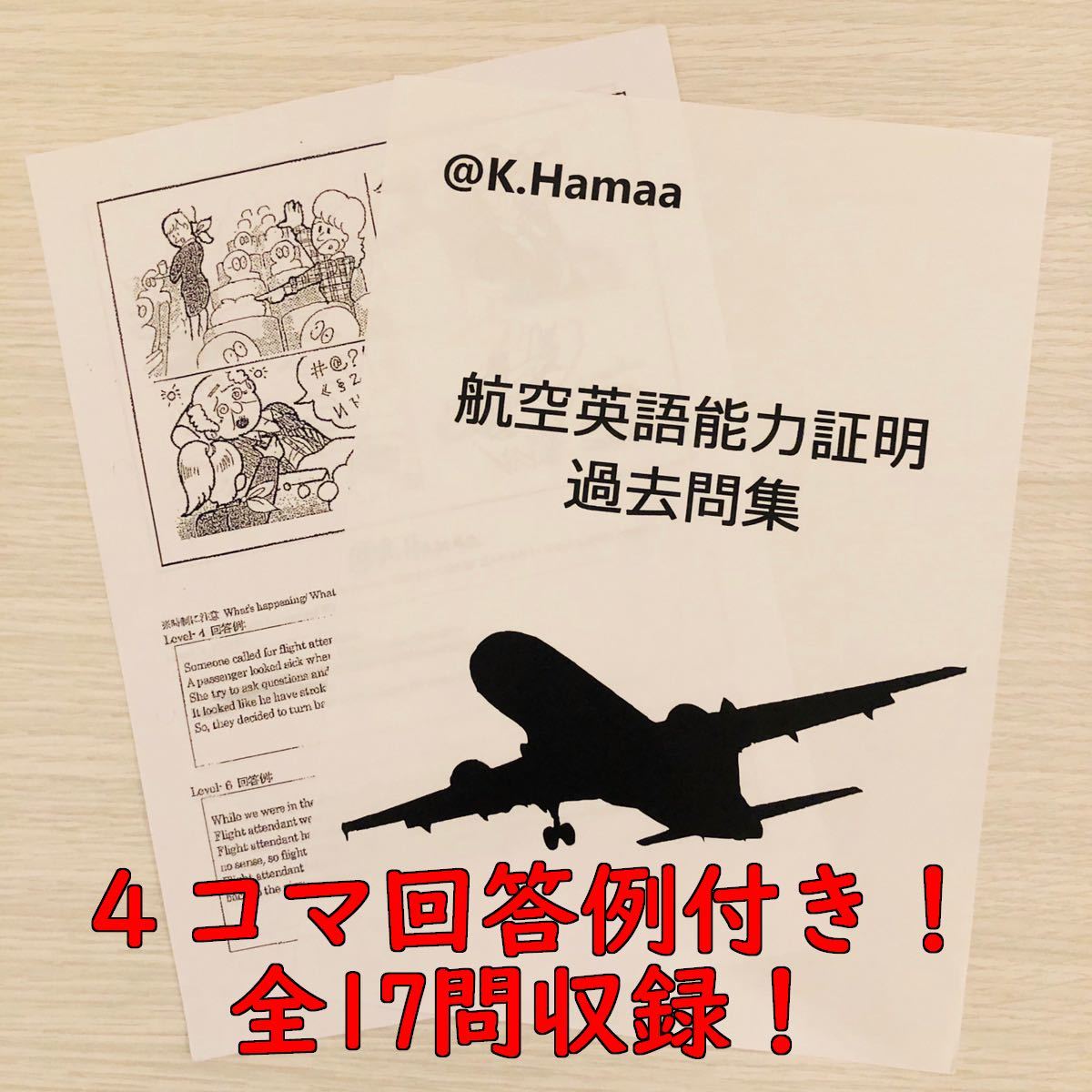 Paypayフリマ 航空英語能力証明過去問カード一式 数量限定 4コマ回答例付き Paypayフリマ 航空英語能力証明過去問カード一式 数量限定 4コマ回答例付き