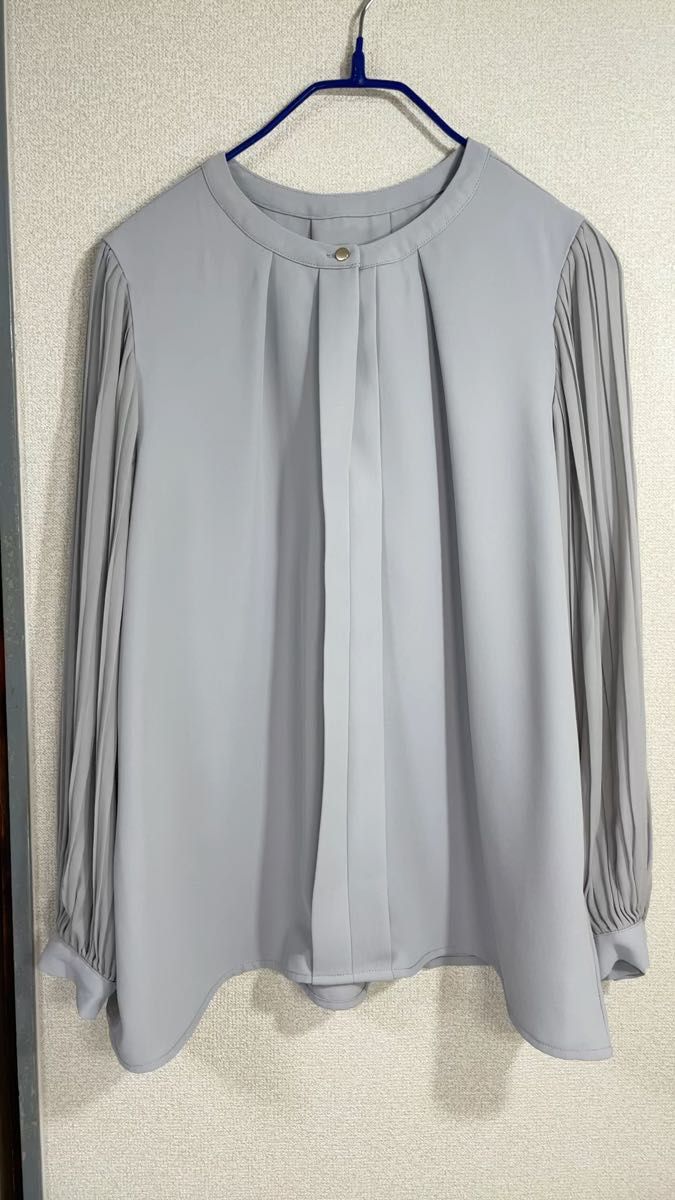 長袖ブラウス シフォンブラウス シースルーブラウス リボンブラウス ハイネックブラウス ブラウス上品清楚 ブラウス婚活 未使用