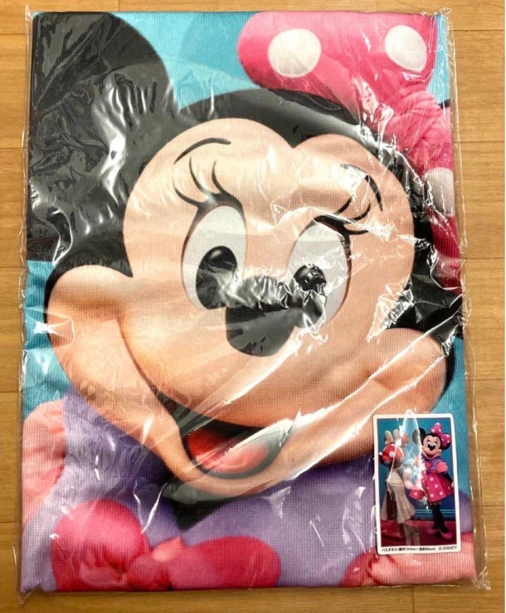 ディズニー ミッキーマウス 実写 特大タオル ディズニーリゾート イマジニングザマジック ミニーマウス 実写
