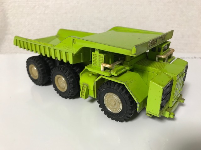 当時物 1980年代頃 シンセイ ミニパワー 日本製 1/132 GM TEREX TITAN 350t GMテレックスタイタン350tダンプ レトロ 希少 _画像3