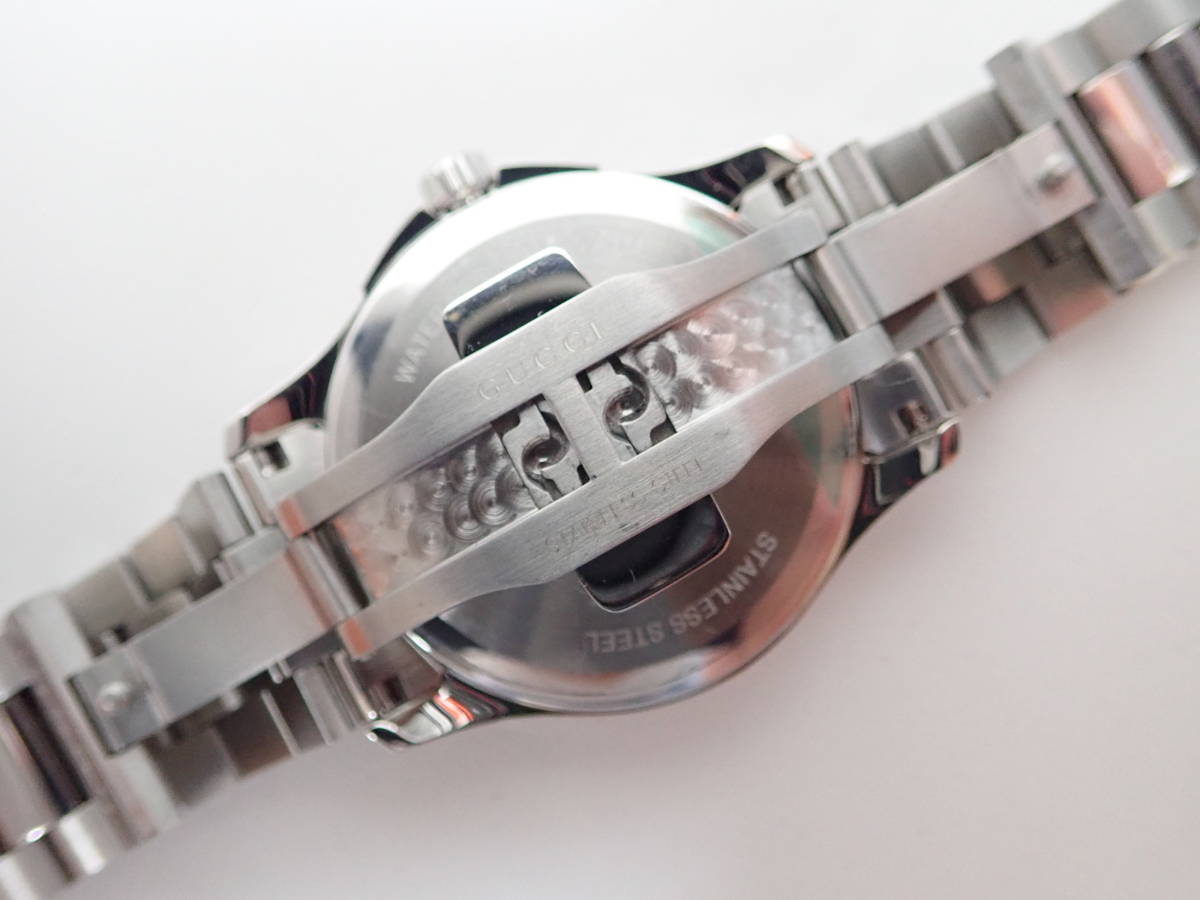 極美品 GUCCI グッチ 126.4 YA1264053 Gタイムレス デイト ブラウンゴールド文字盤 メンズ 腕時計 2020年07月購入