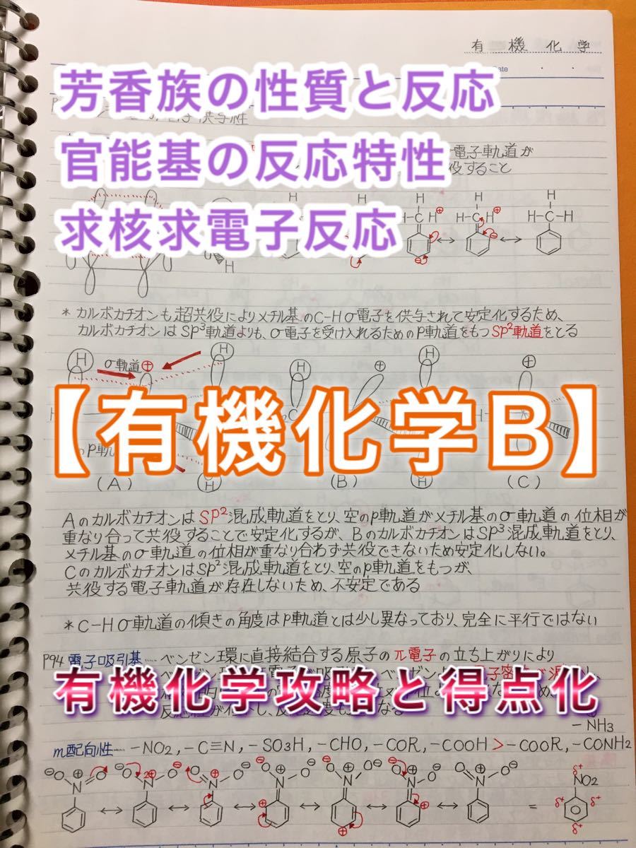 Paypayフリマ 薬剤師国家試験 Cbt 薬学部定期試験対策シリーズ 有機化学b まとめノート