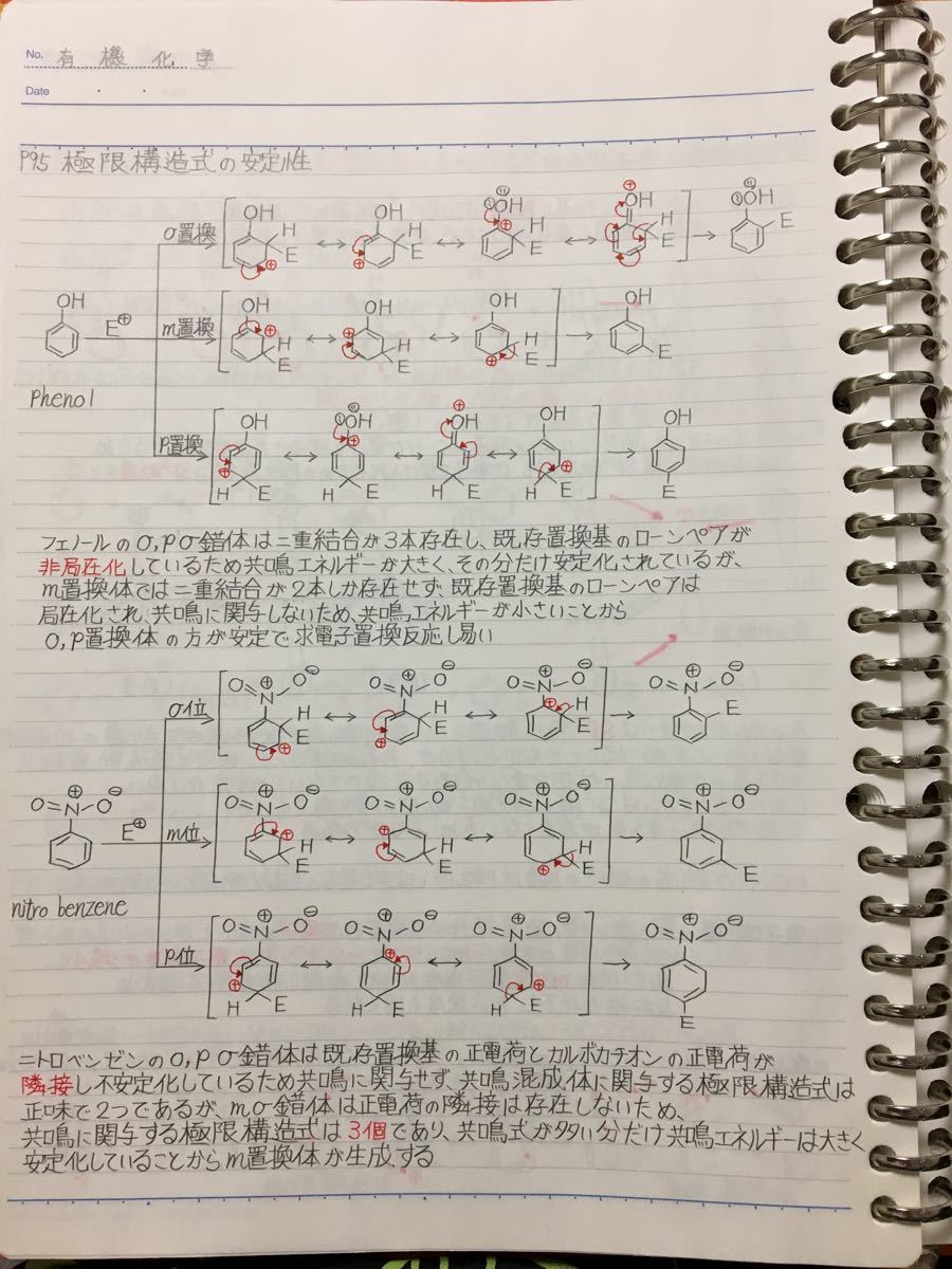 薬学部、理学部、工学部　学科定期試験対策シリーズ【有機化学B】まとめノート