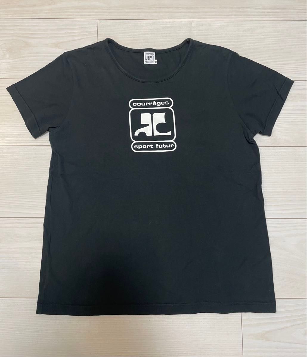 【Courreges】大人気 クレージュ ロゴ Tシャツ Courreges クレージュ ロゴ 半袖Tシャツ|Yahoo!フリマ(旧