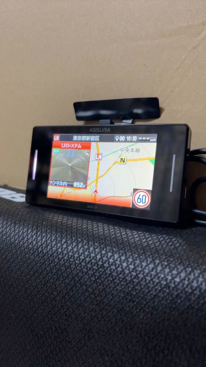 最新版データ更新済み セルスター AR-7 レーザー&レーダー探知機 セパレート タッチパネル 無線LAN搭載 フルマップ