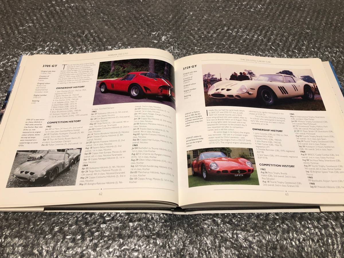 洋書★フェラーリ 250GTO【写真集】★生産された39台全ての詳細プロフィールを掲載★世界一高価な自動車★松田コレクション★激レア 豪華本_画像5