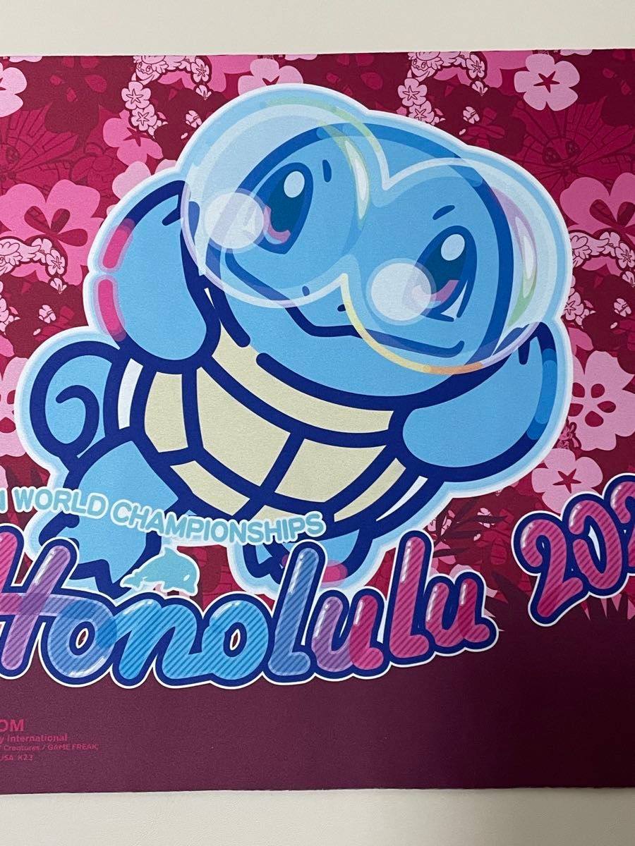 ポケモン 世界大会 プレイマット ゼニガメ スタッフ 海外限定 ハワイ ホノルル WCS ホノルル STAFF限定 プレイマット ゼニガメ|Yahoo!フリマ
